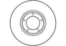 Disctech Brake Disc (Single) - Fits Aston martin, Daimler - ABD2688 - Front Axle