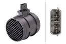 HELLA 8ET 358 095-701 Air Mass Sensor - 5-pin connector - Pipe-neck