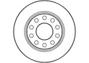 Disctech Brake Disc (Single) - Fits Audi, Chrysler - ABD2779 - Rear Axle