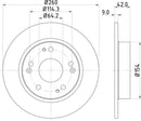 Mintex Brake Discs fits -Honda S290:5 MDC1833C (also fits other vehicles)