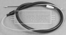 Borg & Beck Brake Cable LH & RH - BKB2963 fits Citroen C3 02- (Drum) RP10424-