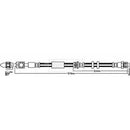 Borg & Beck Brake Hose  - BBH7960 fits Audi A1,Ibiza,Fabia,Rapid,Polo