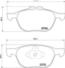Mintex Brake Pad Set fits -Ford MDB3362 (also fits other vehicles)