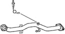 Klarius DN554T - Centre Pipe  - Fits Nissan Primera 1.8i