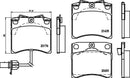 Mintex Brake Pad Set fits -Volkswagen MDB2095 (also fits other vehicles)