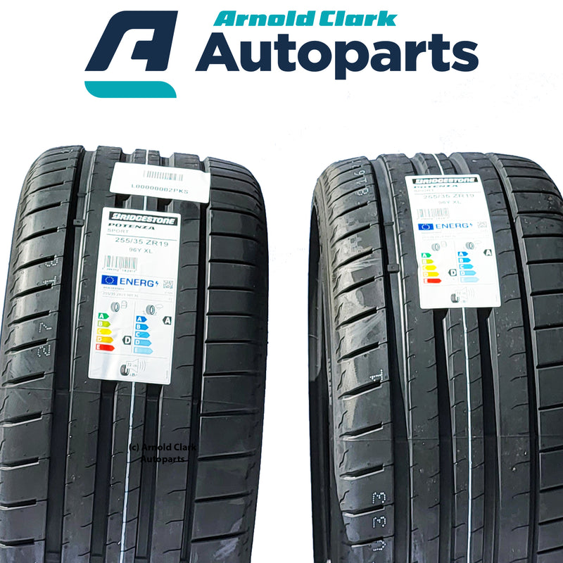 255 35 19 96Y Bridgestone Potenza S001 Tyres x2 Pair | Arnold