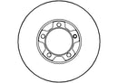 Disctech Brake Disc (Single) - Fits Seat, Vw - ABD2965 - Front Axle