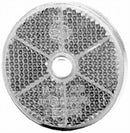 HELLA 8RA 002 014-301 Reflector - Lens Colour: Yellow - round - Glued/mounting - Quantity 25