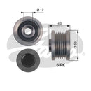 Gates DriveAlign Overrunning Alternator Pulley - OAP7144
