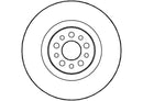 Disctech Brake Disc (Single) - Fits Bmw, Citroën - ABD2873 - Front Axle