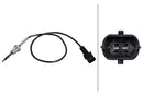 HELLA 6PT 010 376-691 Sensor, exhaust gas temperature - 2-pin connector