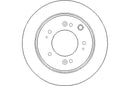 Disctech Brake Disc (Single) - Fits Citroën, Kia - ABD3149 - Rear Axle