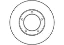 Disctech Brake Disc (Single) - Fits Toyota - ABD2699 - Front Axle