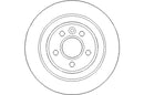 Disctech Brake Disc (Single) - Fits Volvo - ABD3099 - Rear Axle
