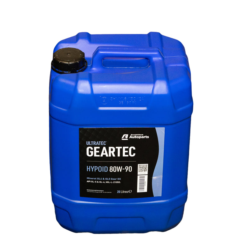 Ultratec Geartec HYPOID 80W90 - 20 Litre Engine Oil