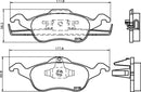 Mintex Brake Pad & Disc Kit fits -Ford MDK0085 (also fits other vehicles)