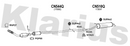 Klarius CN544Q - Box With Centre Pipe  - Fits Citroen C5 2.0ie