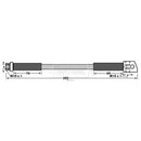 Borg & Beck Brake Hose  - BBH7621 fits Isuzu D-Max I (8DH)