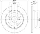 Mintex Brake Discs fits -Kia V280:4 MDC2855C (also fits other vehicles)