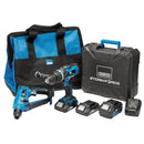 Draper Storm Force 20V Cordless Twin Pack Kit - 40429