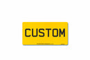 Standard Rear Aluminium Number Plate 303 X 152|Import