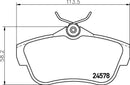 Mintex Brake Pad Set fits -Citroën Fiat Peugeot Toyota MDB2903 (also fits other vehicles)