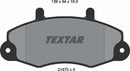 Textar Brake Pad Set - 2147001