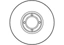 Disctech Brake Disc (Single) - Fits Austin, Ford - ABD2659 - Front Axle