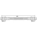 Borg & Beck Brake Hose  - BBH6414 fits VW Kaefer,Transporter II