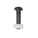 Number Plate Screws & Nuts - Long - Black - Pack of 50 - PNP432R