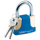 Draper High SEC. S/Brass Padlock 52mm - 64166