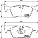 Mintex Brake Pad Set fits -BMW MDB3215 (also fits other vehicles)