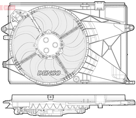 Denso Fan Module Denso Radiator Fan - DER15002 | Arnold Clark Autoparts