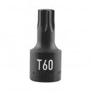Carlyle Hand Tools 1/2 DriveT60 internal star impact socket - CIS12T60