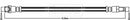 Borg & Beck Brake Hose  - BBH8648