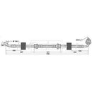 Borg & Beck Brake Hose  - BBH6500 fits Suzuki Vitara,X-90(EL)