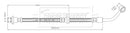 Borg & Beck Brake Hose - BBH8913