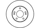 Disctech Brake Disc (Single) - Fits Bmw, Hyundai - ABD2754 - Front Axle