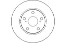 Disctech Brake Disc (Single) - Fits Toyota - ABD3046 - Front Axle