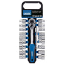 Draper 20pc 1/2" Socket Set P/Rack - 16376