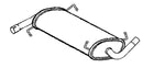 Klarius FT1057P - Box With Centre Pipe  - Fits Fiat Ducato Multijet 2.3