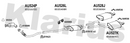 Klarius AU524P - Front Pipe  - Fits Audi A4 2.0TFSi Quattro