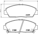 Mintex Brake Pad Set fits -Honda Rover MDB1635 (also fits other vehicles)