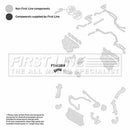 First Line Turbo Hose  - FTH1389 fits GM Vectra 1.9D 16V 05-08
