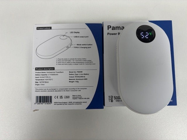 Pama Pwr Bank & Hand Warmer