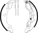 Mintex Brake Shoes fits -Fiat Zastava MFR487 (also fits other vehicles)