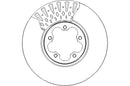 Disctech Brake Disc (Single) - Fits Ford - ABD3182 - Front Axle