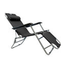 EasiRecline Black Sun Lounger