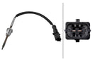 HELLA 6PT 010 376-721 Sensor, exhaust gas temperature - 2-pin connector
