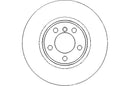 Disctech Brake Disc (Single) - Fits Bmw - ABD2997 - Front Axle